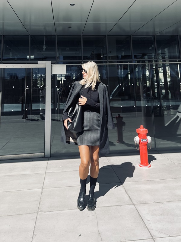  Siyah POCHETTE  Deri City Bag