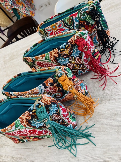 Barok Desen PORTFÖY (4 farklı renk detay seçeneğiyle)